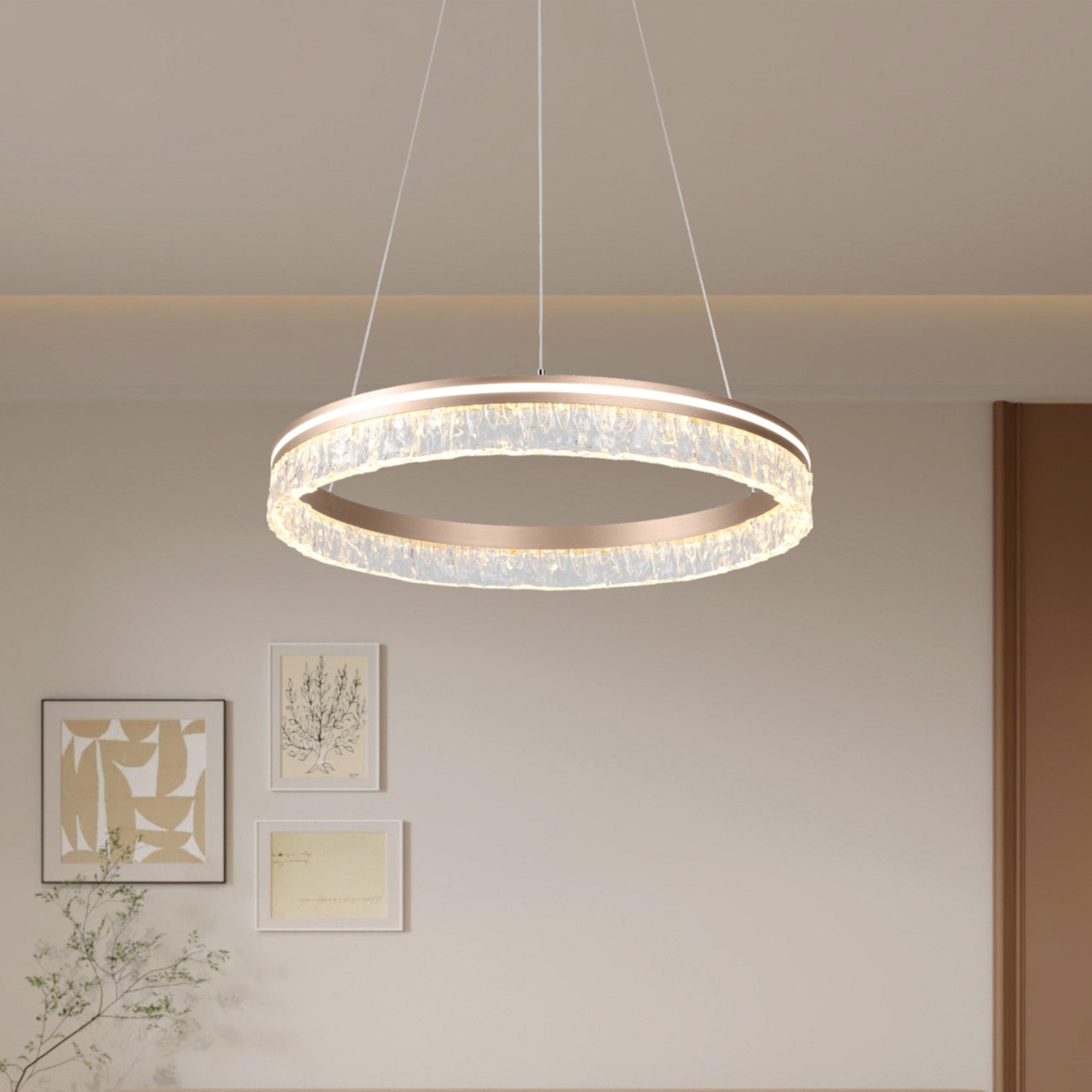 Grand Hall 1 ring Chandelier